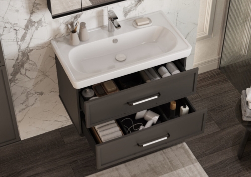 Тумба с раковиной Aquaton Нео-Классика 85 Мускат фото 6