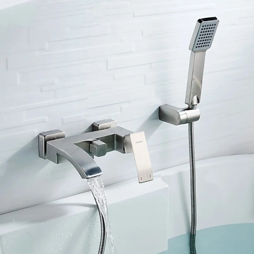 Смеситель для ванны Ledeme L73217 нержавеющая сталь фото 3