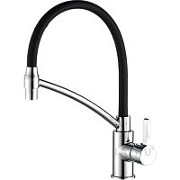 Смеситель кухонный с гибким изливом Haiba HB73643-7 хром
