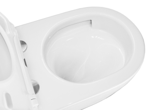 Унитаз подвесной безободковый Azario Nemi AZ-1293WH, смыв Торнадо фото 5