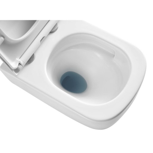 Унитаз подвесной безободковый Azario Campo AZ-1883WH, смыв Торнадо фото 2