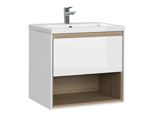 Тумба с раковиной Cersanit Louna 60, 80 подвесная