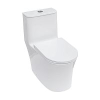 Унитаз-моноблок напольный безободковый Mirsant (Sole) Nord