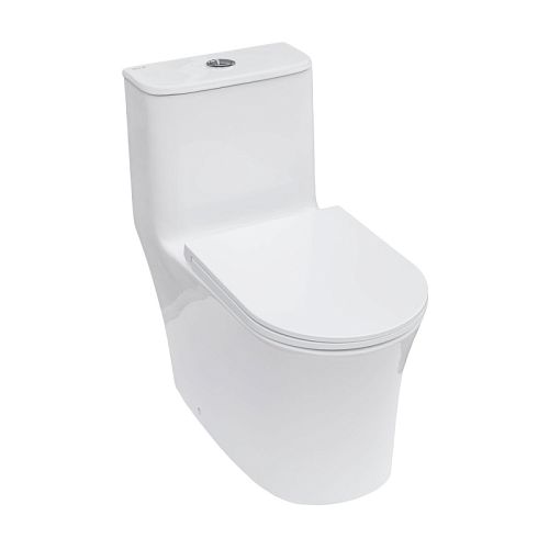 Унитаз-моноблок напольный безободковый Mirsant (Sole) Nord