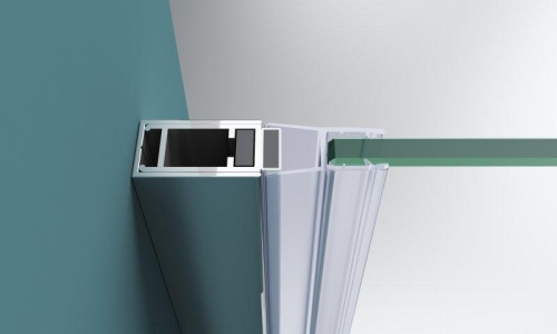 Душевая дверь Bel Bagno Etna-B-1 60, 70, 80, 90, 100 стекло прозрачное фото 2