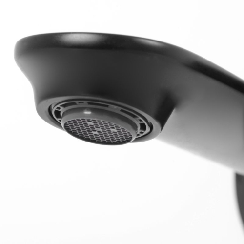 Смеситель для умывальника Wasserkraft Elbe 7430 чёрный Soft-touch встроенный фото 6