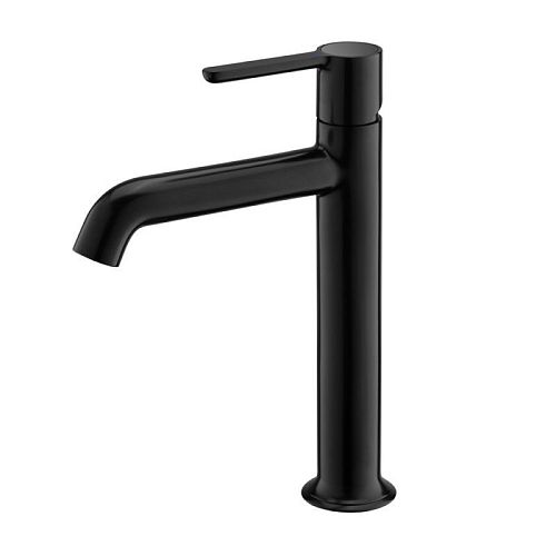 Смеситель для раковины высокий CEZARES ECO-LC-NOP-W0 черный матовый