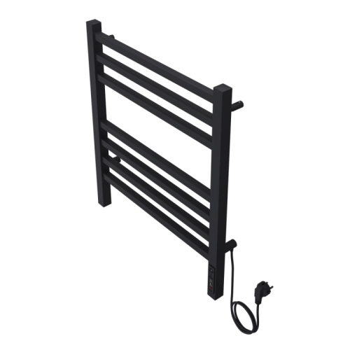 Полотенцесушитель электрический Azario Ancona 50*60, 50*80, 50*100 черный фото 3
