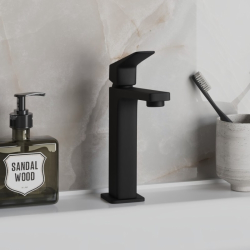 Смеситель средний для раковины Paini Bari RTYO205 черный фото 2