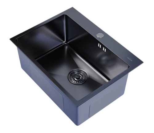 Мойка Mixline Pro 60*45 нерж сталь 3мм черный графит