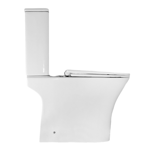 Унитаз напольный безободковый Azario Fretta Round AZ-7121A с сидением микролифт фото 6