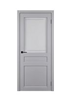 Дверь межкомнатная Tandoor М-31 Серый матовый, со стеклом