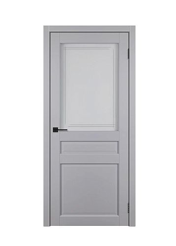 Дверь межкомнатная Tandoor М-31 Серый матовый, со стеклом