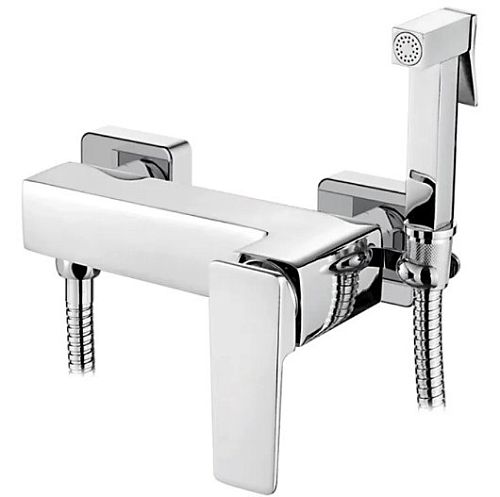 Смеситель с лейкой для гигиенического душа Ledeme L5278 хром