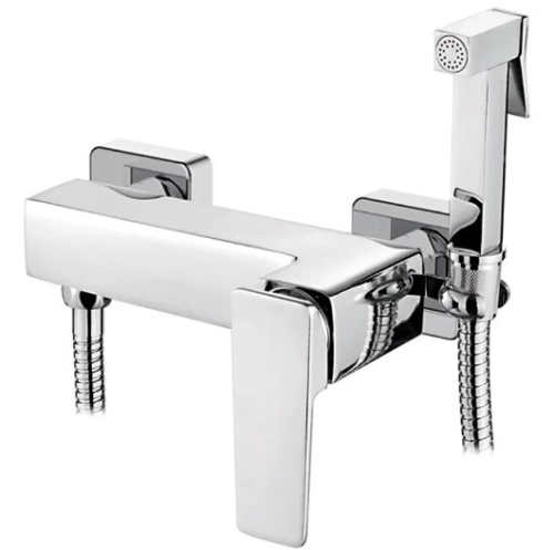 Смеситель с лейкой для гигиенического душа Ledeme L5278 хром