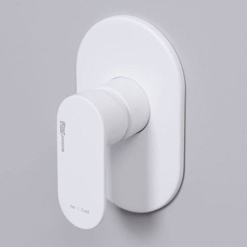 Встроенный смеситель для душа Wasserkraft Mindel 8551 белый Soft-touch фото 3