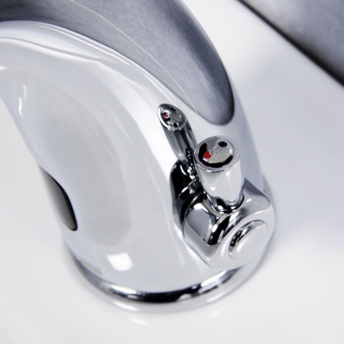 Смеситель для умывальника Wasserkraft Rossel 2813 сенсорный хром фото 5