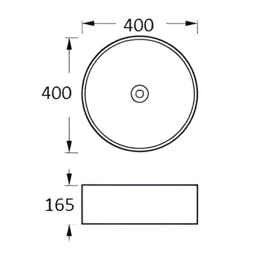 Раковина накладная Aquatek AQ5118-MB 40*40*16,5, черный матовый фото 4