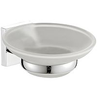 Мыльница стеклянная Haiba HB8602 хром