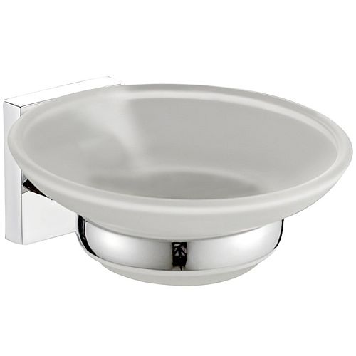 Мыльница стеклянная Haiba HB8602 хром