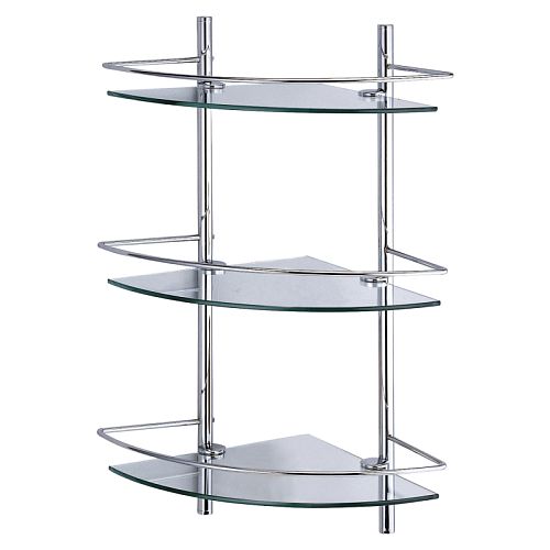 Полка стеклянная тройная Wasserkrsft K-3133