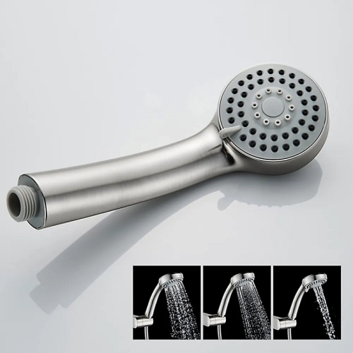 Смеситель с длинным изливом для ванны Ledeme L72216 нержавеющая сталь (лейка и шланг в комплекте) фото 5