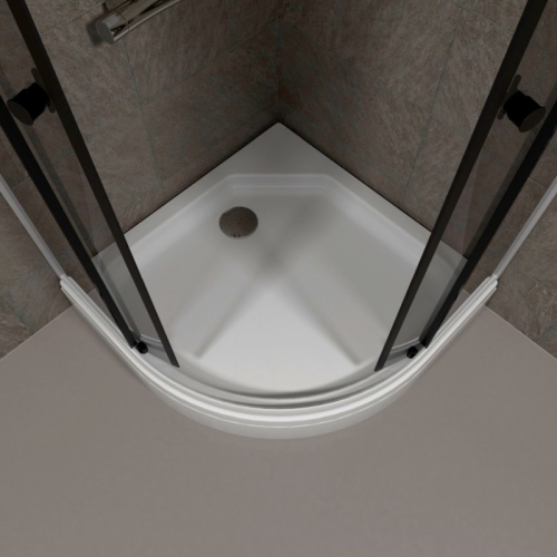 Душевое ограждение Triton Грей А 90*90 низкий поддон фото 5