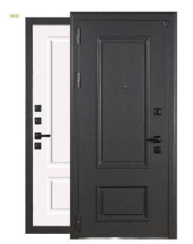 Дверь входная Tandoor Теодор Букле графит/Силк Сноу 96*220 правая