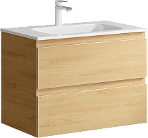 Тумба с умывальником Aqwella Accent 60, 75, 100 подвесная дуб золотой