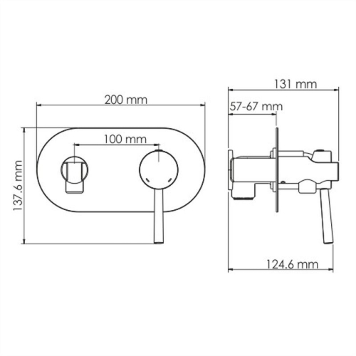 Смеситель с гигиеническим душем Wasserkraft Main 4138 встраиваемый хром фото 4