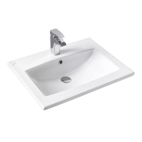 Тумба с раковиной Акватон Сохо 60, 75, 100 Слэйт/Галька серая фото 6