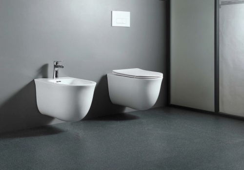 Унитаз подвесной безободковый Aquatek Классик AQ1112T-00 Tornado, сидение м/л фото 8