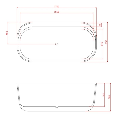 Ванна Azario Winchester 170*85 см акрил белая фото 3