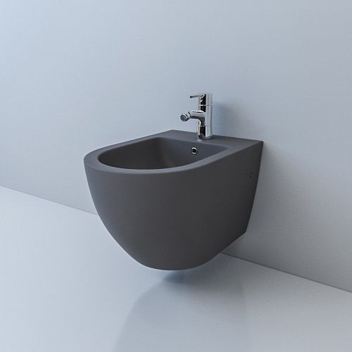 Биде подвесное ESBANO GARCIA серый матовый