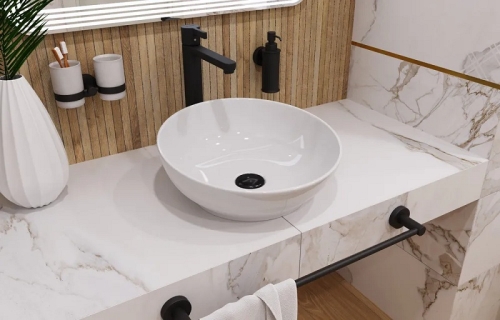 Раковина накладная Sanita Luxe Art Cut 40 фото 5