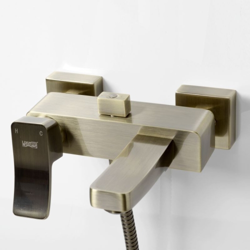 Смеситель для ванны Wasserkraft Exter 1601 бронза фото 2