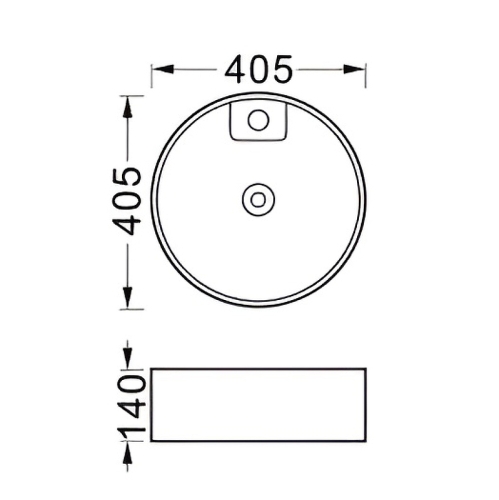Раковина накладная Aquatek Европа AQ5212-MB 40,5*40,5*14 черный матовый фото 4