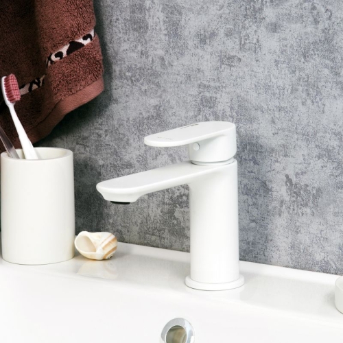 Смеситель для умывальника Wasserkraft Mindel 8503 белый фото 2