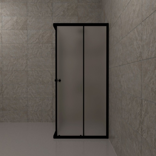 Душевое ограждение Triton Вента Блэк Вельвет 80*80, 90*90 стекло матовое фото 4