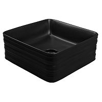 Раковина накладная Azario AZ-2075-B-MB 395*395*150 черная матовая