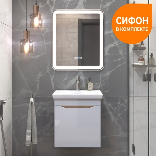 Тумба с раковиной Vigo Grani 60, 70, 75, 80 1 ящик; подвесная, дуб золотой фото 6