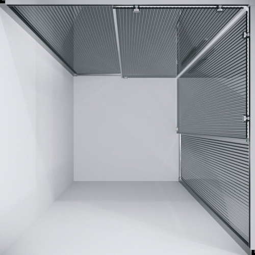 Душевое ограждение Niagara Нова/Nova NG-4623(4624)-34 90*90, 100*100, стекло рифленое фото 7