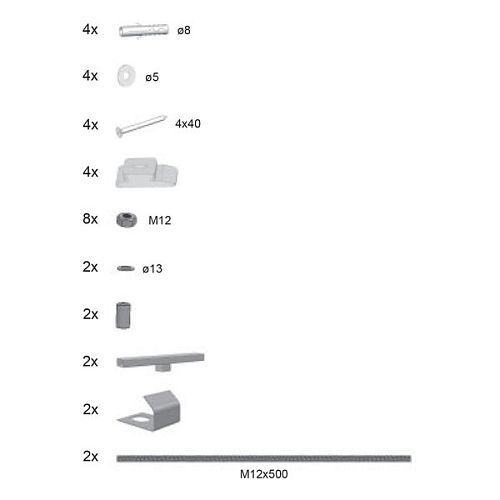 Крепление панели Ravak U универсальное