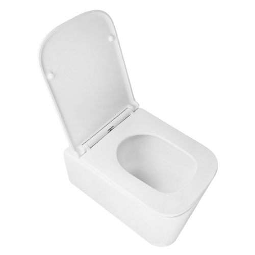 Унитаз подвесной безободковый Azario Бацио AZ-5103T-WHT, смыв Торнадо фото 5