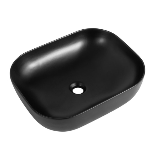 Раковина накладная Belbagno BB1302-H301 500х400х140мм, черный матовый фото 4
