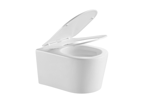 Унитаз подвесной безободковый Aquatek ОБЕРОН AQ1363WT-00, смыв Торнадо фото 3