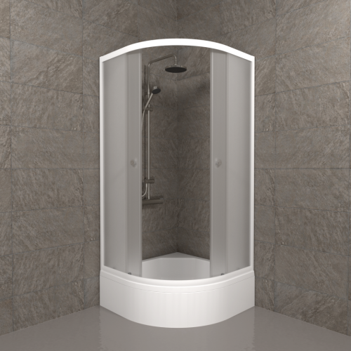 Душевое ограждение Triton Вельвет В 90*90 средний поддон фото 3