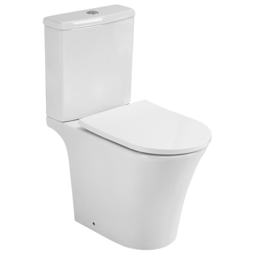 Унитаз напольный безободковый Azario Vise AZ-1343BT фото 2