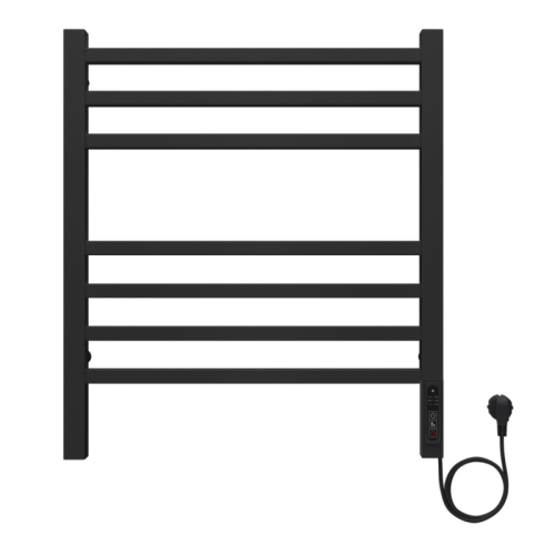 Полотенцесушитель электрический Azario Ancona 50*60, 50*80, 50*100 черный фото 2