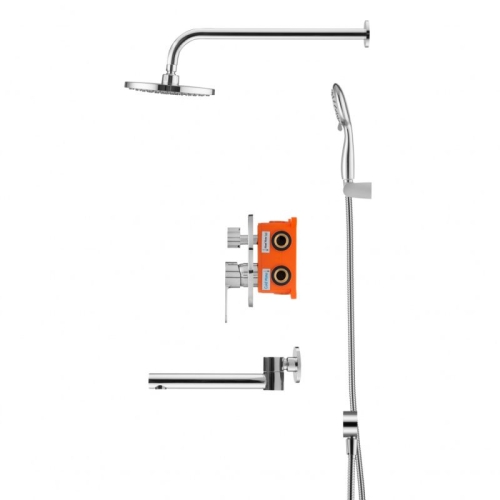 Душевой комплект со встроенным смесителем Swedbe Platta 5544 фото 4